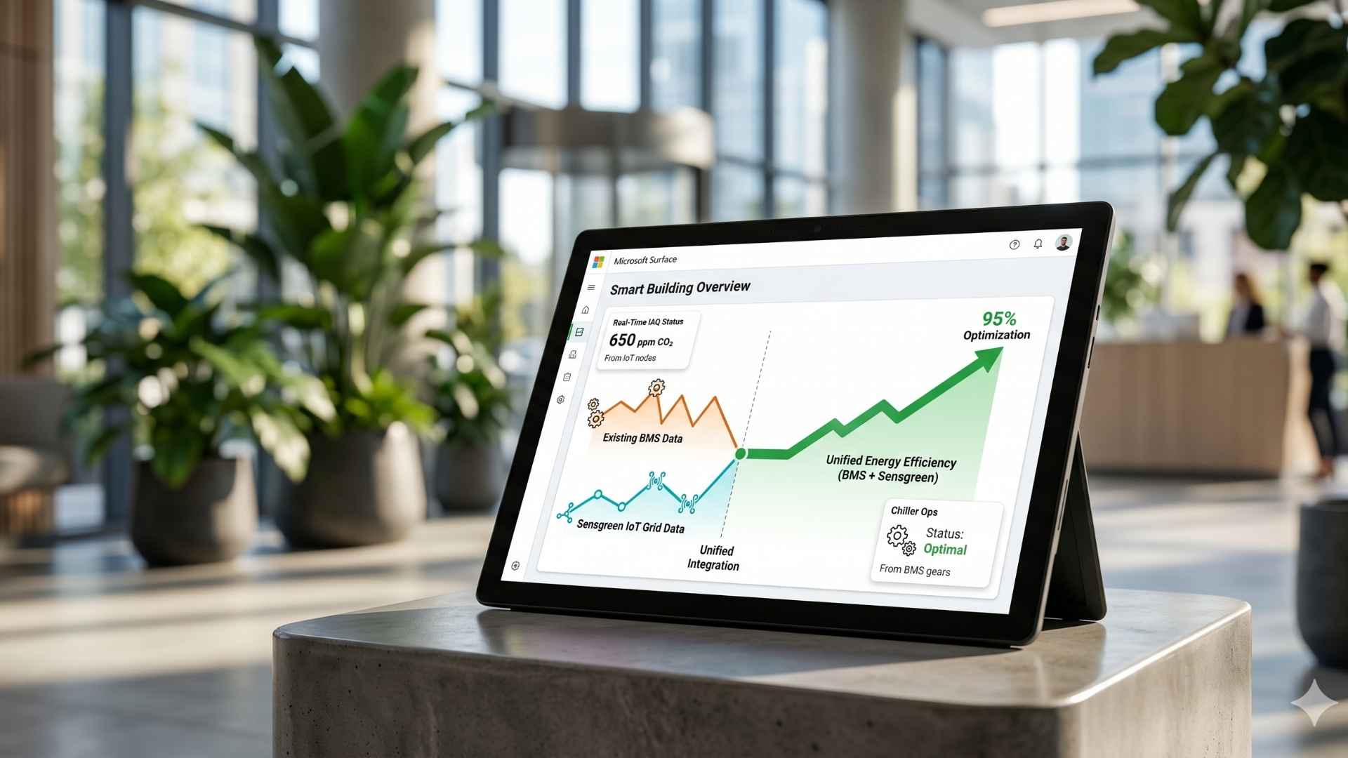 Building Automation System vs IoT Sensors: What's the Difference, and What Does Each Actually Cost? 2 building energy overview sensgreen